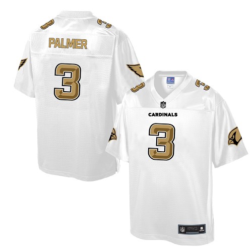 Men's Game Carson Palmer Nike Jersey White - #3 Pro Line Fashion NFL Arizona Cardinals